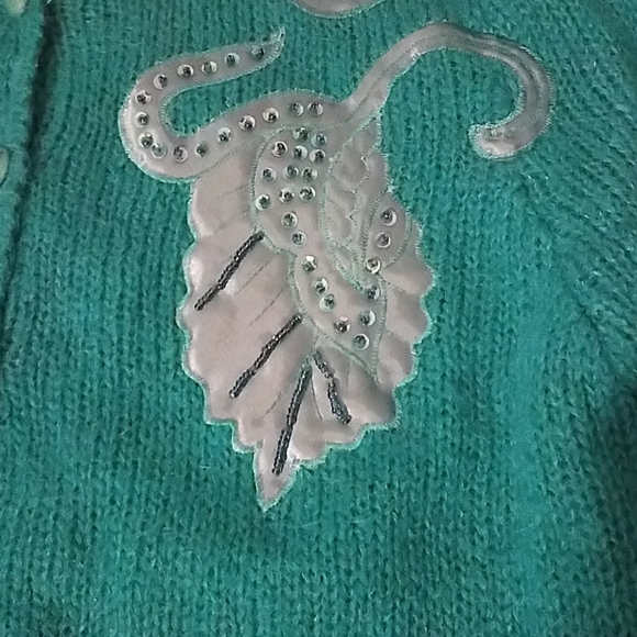 Vintage 80s Cardigan Sweater - Picture 4 of 8